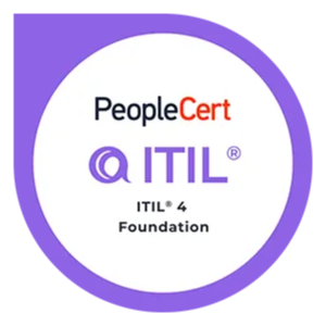 ITIL v4 certification badge